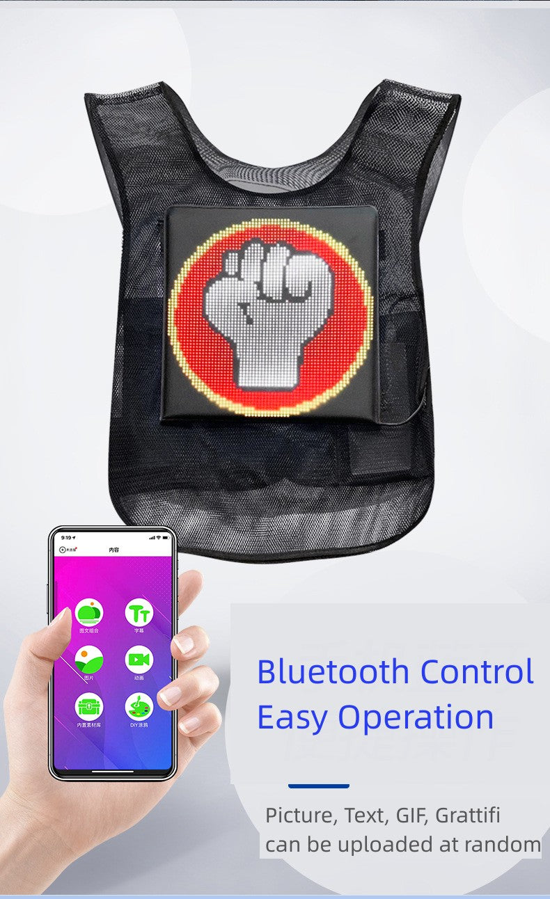 LED Waist Coat - Bluetooth Control